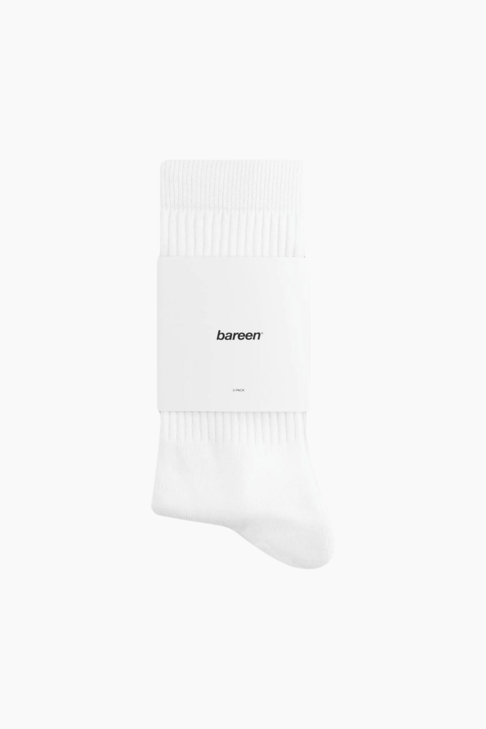 Tennis Socks 3-Pack - White - bareen