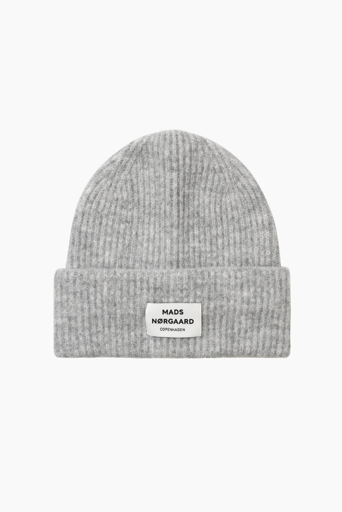 Tosca Anju Hat - Light Grey Melange - Mads Nørgaard