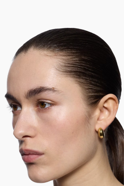 Tryvann Pillow Earring - Gold - Maria Black