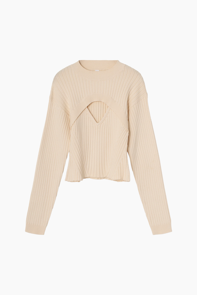 VivianRS Knit Blouse - Creme - Résumé