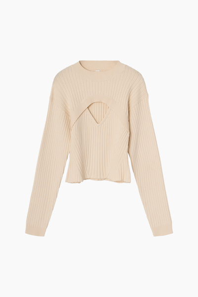 VivianRS Knit Blouse - Creme - Résumé