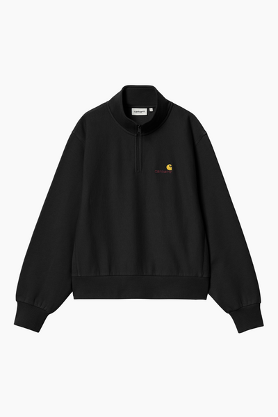 W' American Scr. High Neck Swt - Black - Carhartt WIP