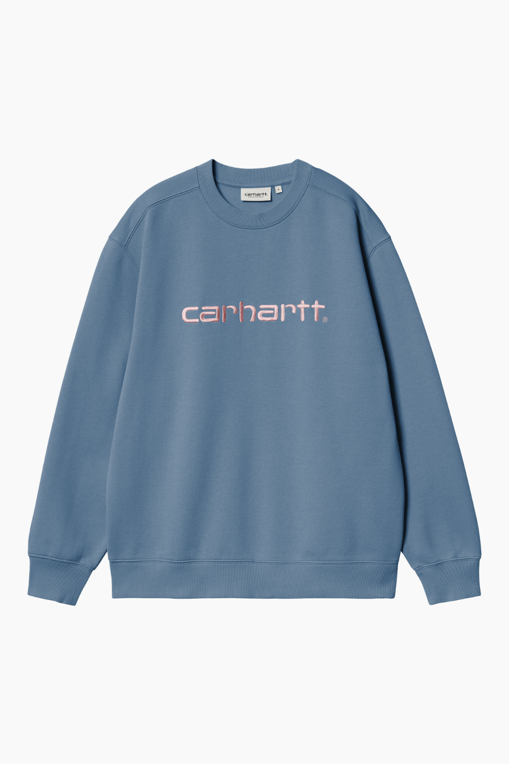 W' Carhartt Sweatshirt - Sorrent/Glassy Pink - Carhartt WIP