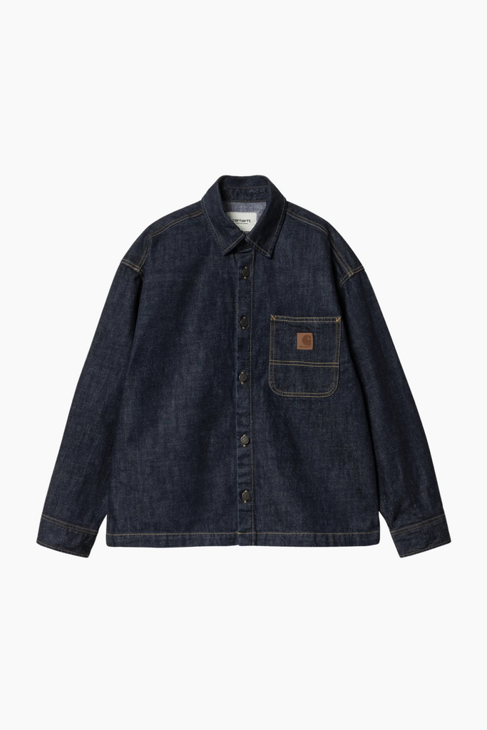 W' Lovilia Shirt Jac - Blue Rinsed - Carhartt WIP