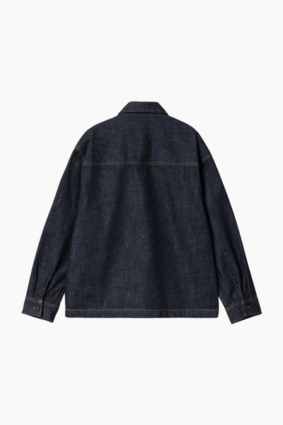 W' Lovilia Shirt Jac - Blue Rinsed - Carhartt WIP