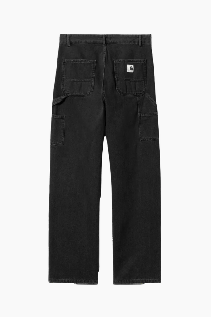 W' Pierce Pant Straight Maverick - Black Stone Washed - Carhartt WIP