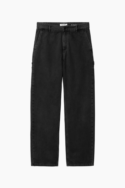 W' Pierce Pant Straight Maverick - Black Stone Washed - Carhartt WIP