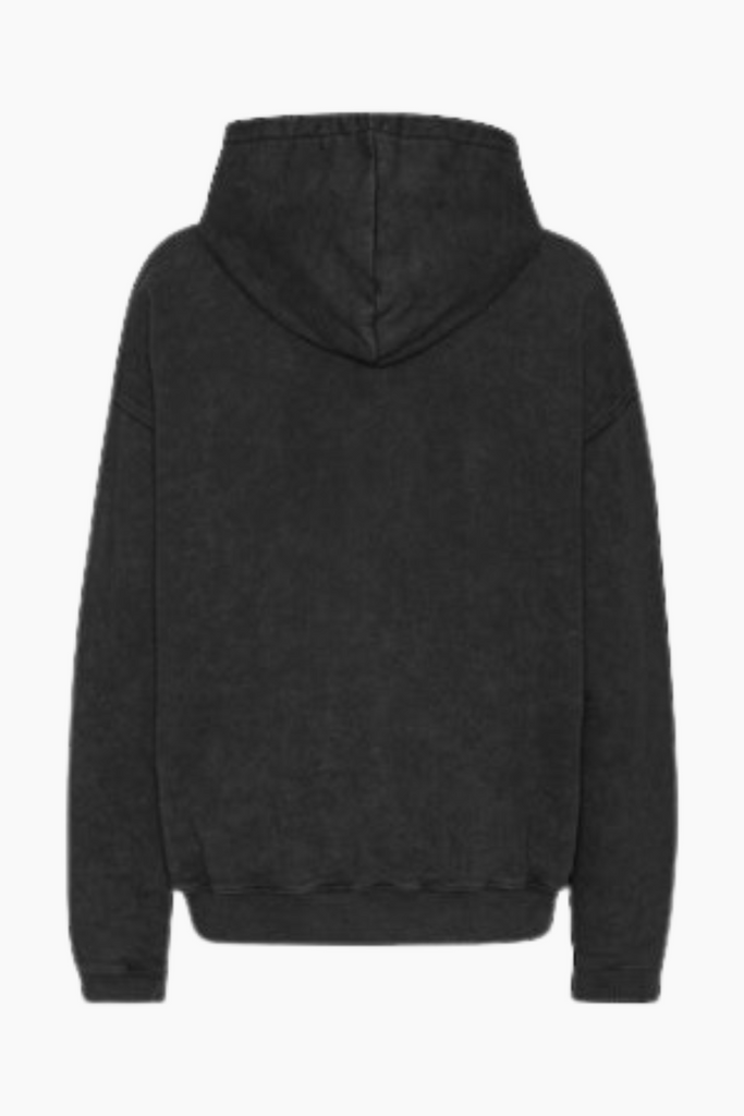 Washed Heavy Sweat Hoodie - Black - Rotate