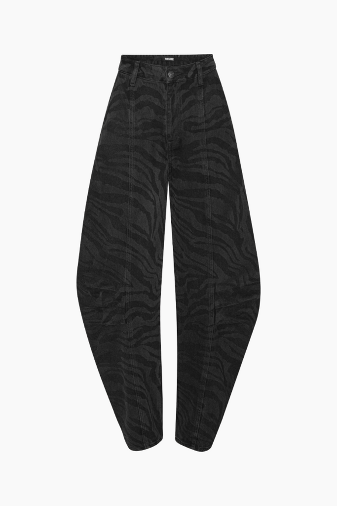 Zebra Twill Cargo Pants - Black Washed - ROTATE