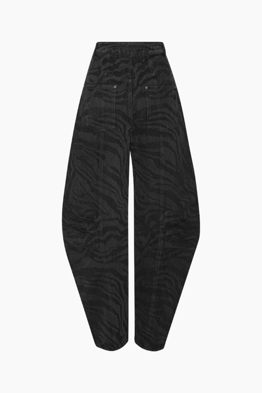 Zebra Twill Cargo Pants - Black Washed - ROTATE