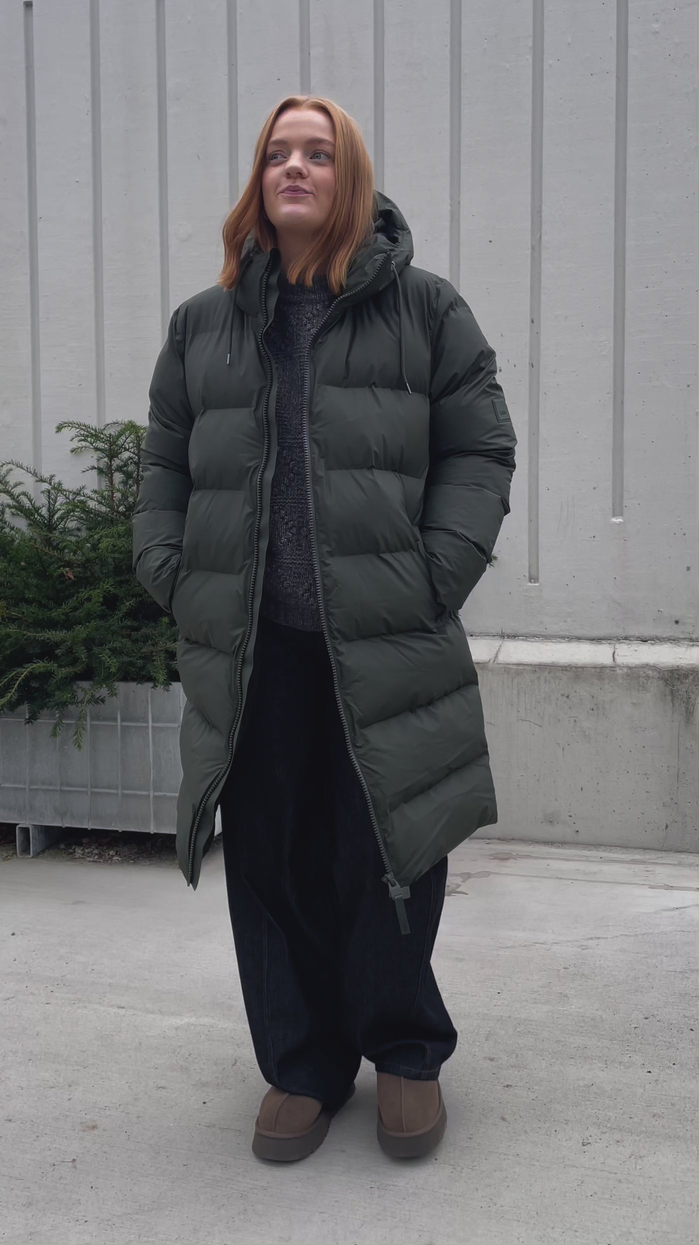 Alta Long Puffer Green