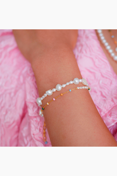 Lola Perla Armband - Dreamy / Pearl - Enamel